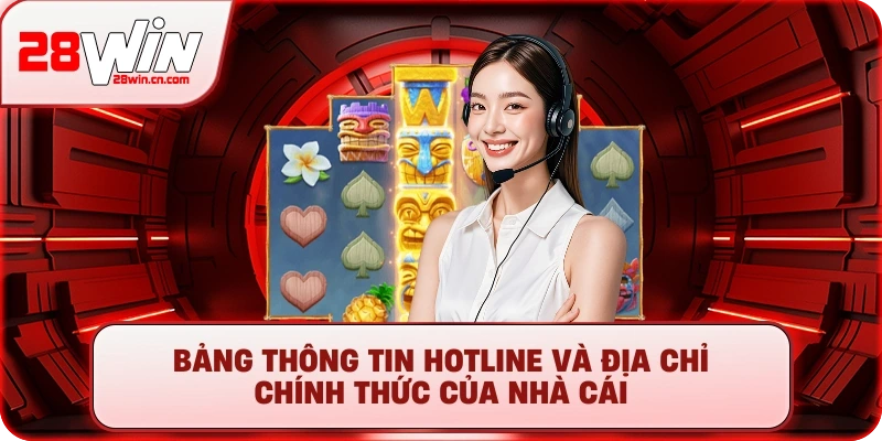 Liên Hệ 28Win – Hỗ Trợ Nhanh Chóng, Chính Thức 24/7 3 Bảng thông tin hotline và địa chỉ chính thức của nhà cái